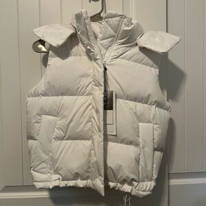 White Lululemon Wunder Puff Vest